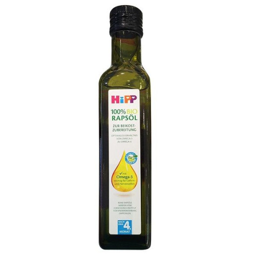 Hipp Organic Rapeseed Oil for Children 4+ Months+ for Energy 8.45 fl oz (250 ml)