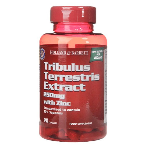 Holland and Barrett Tribulus Tribulus Terrestris with Zinc for Long-Lasting Erection and Potency 90 Capsules