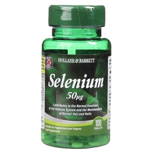 Holland and Barrett Selenium for a Healthy Immune System 50 mcg 100 Tablets