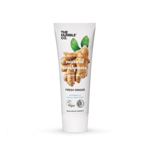 The Humble Co. Natural Toothpaste Fresh Ginger Toothpaste Ginger 2.54 fl oz (75 ml)