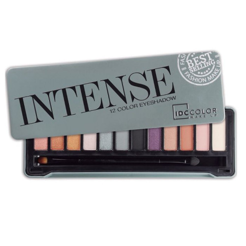 IDC Institute Intense Eye Shadow Palette with 12 Colors 1 pc