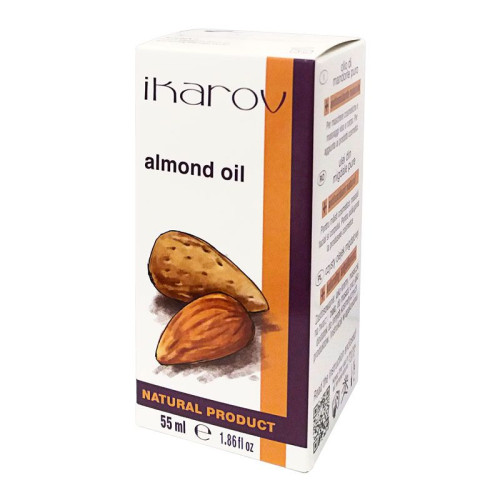 Ikarov Antioxidant Almond Oil with Soothing and Rejuvenating Effect 1.86 fl oz (55 ml)