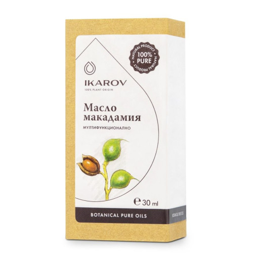 Ikarov Moisturizing Natural Macadamia Oil for Dry Areas 1.01 fl oz (30 ml)