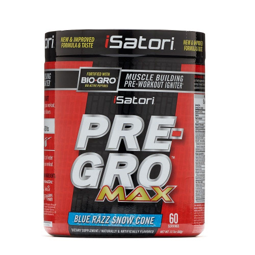 Isatori Pre-Gro Max Pre-Workout Complex 12.7 oz (360 g)
