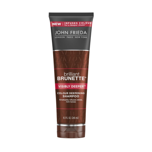 John Frieda Brilliant Brunette Color-Enhancing Shampoo for Brown Hair 8.45 fl oz (250 ml)