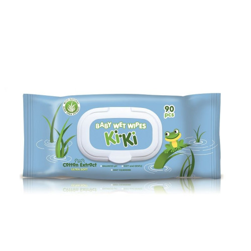 Kiki Baby Wipes with Lid 90 pcs
