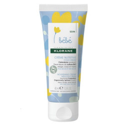 Klorane Baby Nourishing Cream with Cold Cream for Very Dry Skin 1.35 fl oz (40 ml)