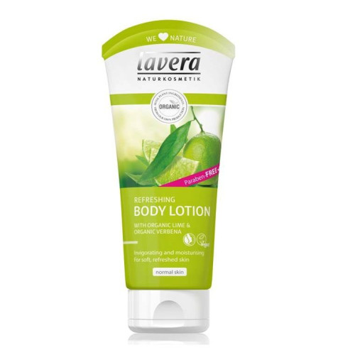 Lavera Body Lotion Organic Refreshing Body Lotion with Lime and Verbena 6.76 fl oz (200 ml)