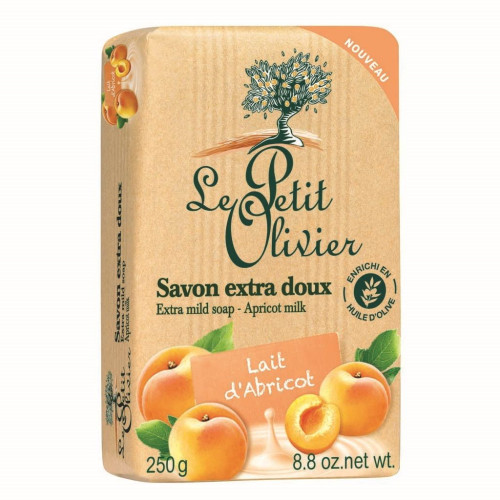 Le Petit Olivier Softening Soap with Apricot 8.82 oz (250 g)