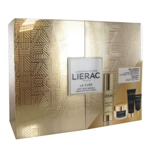 Lierac Premium Promo Set Multi-corrective Anti-Aging Elixir Cream Anti-Aging Mask and Eye Cream