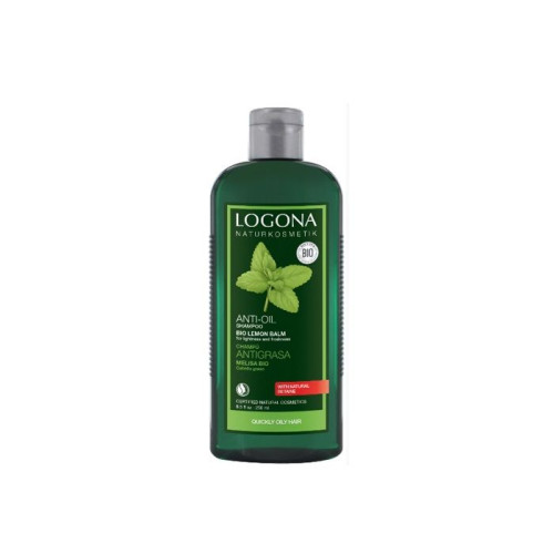 Logona Organic Shampoo with Lemon Balm for Oily Hair 8.45 fl oz (250 ml)