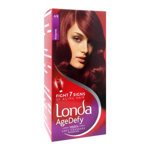 Londa Age Defy Cream Hair Color for Complete Gray Coverage Color 4/6
