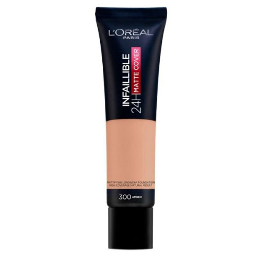 L'oreal Paris Infallible 24-Matte Mattifying Foundation 300 Amber