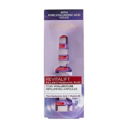 L'oreal Revitalift Filler Anti-Aging Face Ampoules with Hyaluronic Acid 2.4 fl oz (71 ml)
