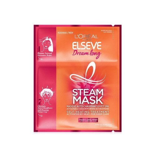 L'oreal Elseve Dream Long Self-heating Mask for Long and Damaged Hair 1.35 fl oz (40 ml)