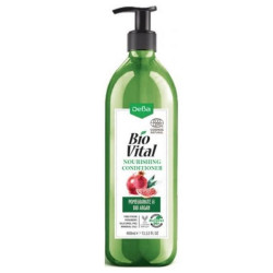 Deva Biovital Nourishing Volume Conditioner for Fine and Thin Hair Argan and Pomegranate 13.53 fl oz (400 ml)