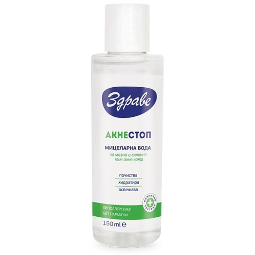 Aroma Health Acne Stop Delicate Micellar Water for Makeup Removal 5.07 fl oz (150 ml)