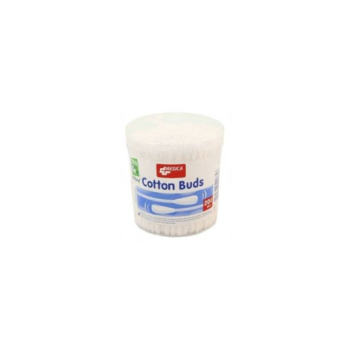 Medica Cotton Buds Comfortable and High-Quality Cotton Buds Made of Pure Cotton 200 pcs