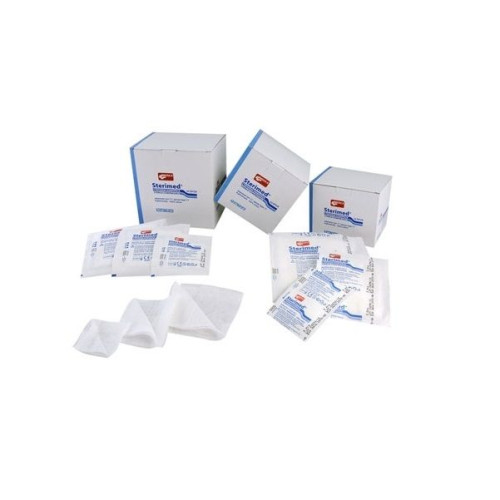 Medica Sterile Gauze Compresses for Wounds and Injuries 1.97"/1.97" (5/5 cm) 50 pcs