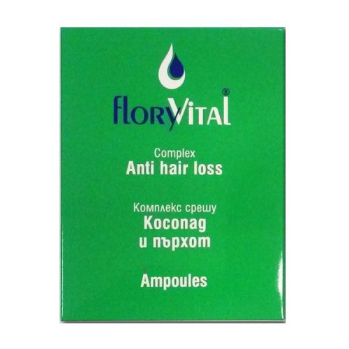 CBN Floryvital Restorative Complex Against Hair Loss and Dandruff 4 Ampoules 0.34 fl oz (10 ml)