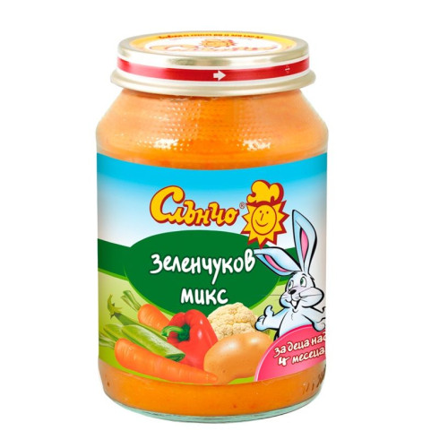 Slancho Vegetable Mix Puree for Children 4+ Months 6.7 oz (190 g)