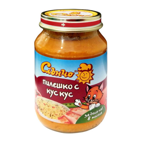 Slancho Puree Chicken with Couscous for Children 8+ Months 6.7 oz (190 g)