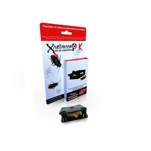 Hlebo-mor-d Gel for Cockroaches 6 pcs