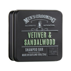 Scottish Fine Soaps Vetiver and Sandalwood Hair Soap Vetiver and Sandalwood 3.53 oz (100 g)