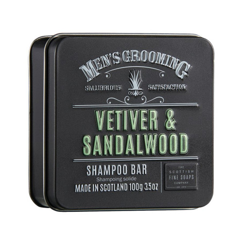 Scottish Fine Soaps Vetiver and Sandalwood Hair Soap Vetiver and Sandalwood 3.53 oz (100 g)