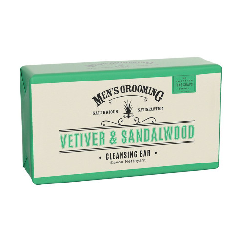 Scottish Fine Soaps Vetiver and Sandalwood Cleansing Body Soap Vetiver and Sandalwood 7.76 oz (220 g)