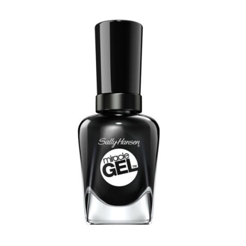 Sally Hansen Miracle Gel Effect Nail Polish Color Blacky O 460