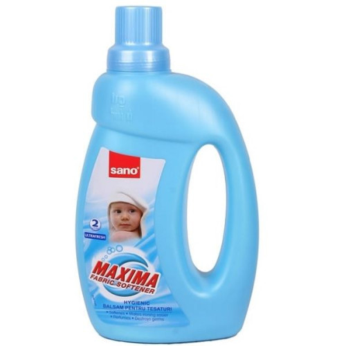 Sano Maxima Fabric Softener Ultra Fresh Fabric Softener for Baby Clothes 67.63 fl oz (2000 ml)