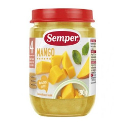 Semper Puree Mango from 4+ Months 6.7 oz (190 g) - 9612