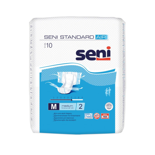 Seni Standard Air Adult Diapers Size M 10 pcs