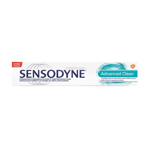 Sensodyne Advanced Clean Toothpaste for Sensitive Teeth 2.54 fl oz (75 ml)
