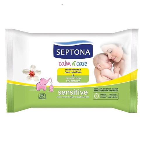 Septona Sensitive Baby Wipes 20 pcs