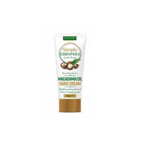 Simply Essentials Macadamia Oil Protective Hand Cream with Macadamia Oil and Q10 2.54 fl oz (75 ml)