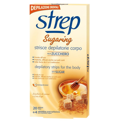 Strep Sugaring Hair Removal Strips for Body 20 pcs