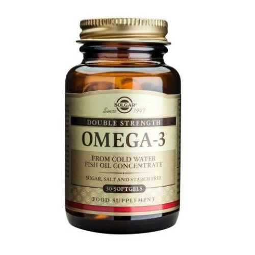 Solgar Omega-3 Double Strength for a Healthy Heart 30 Capsules