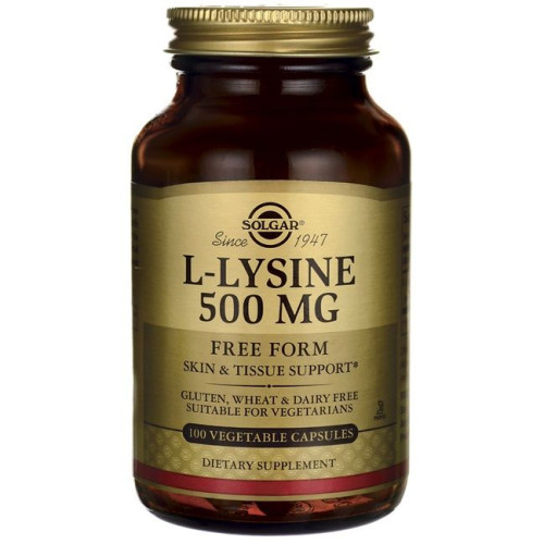 Solgar L-Lysine Strong Immune Stimulant 500 mg 50 Tablets