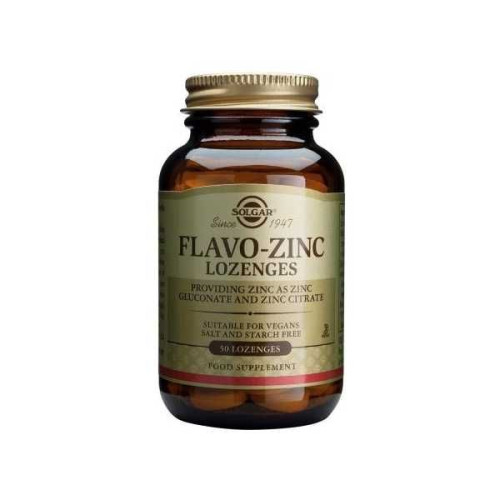 Solgar Flavo-Zinc Flavo Zinc 23 mg for Strong Immunity and Rapid Growth 50 Tablets