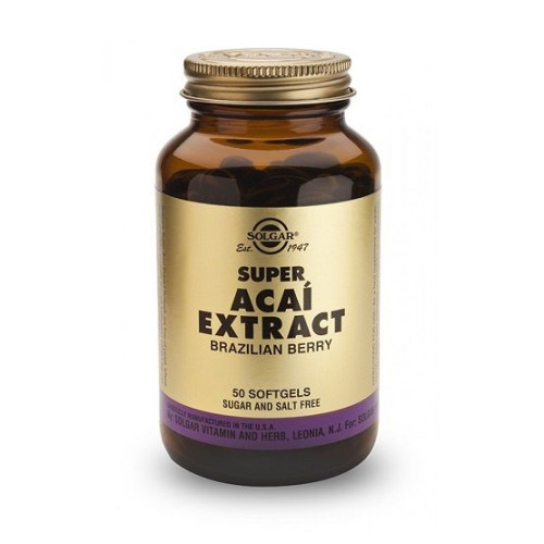 Solgar Super Acai Extract for Strong Immunity and High Libido 50 Capsules