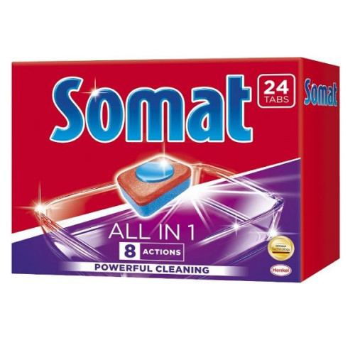 Somat All in 1 Dishwasher Tablets 24 pcs