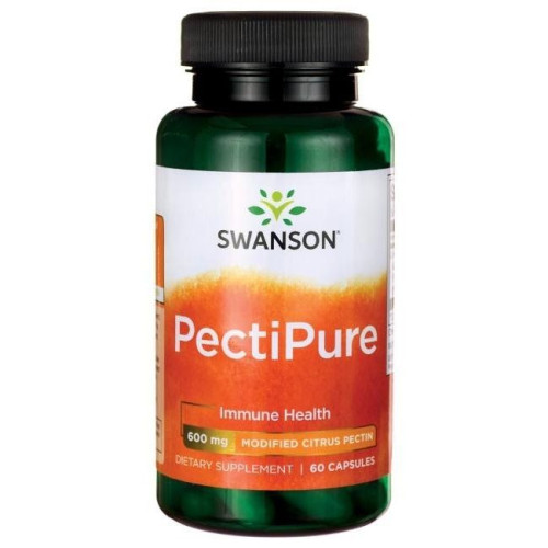 Swanson Pectipur Modified Citrus Pectin for a Strong Immune System 600 mg 60 Capsules