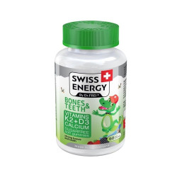 Swiss Energy Children's Vitamins for Healthy Bones Joints and Teeth 60 Gelatin Tablets