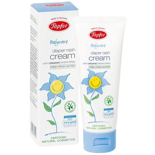 Topfer Baby Cream Against Diaper Rash with Wheat Bran 2.54 fl oz (75 ml)