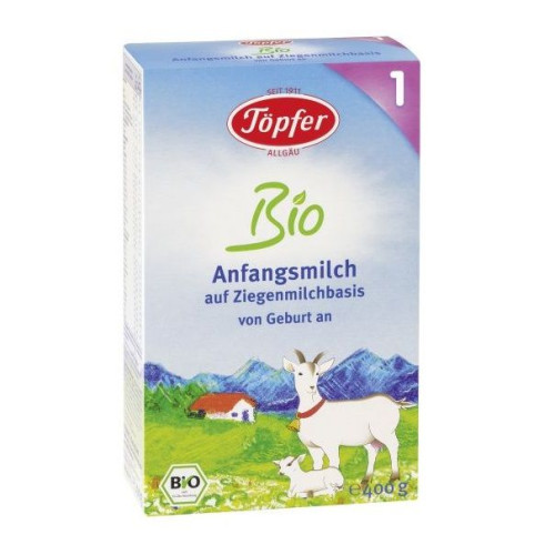 Topfer Lactana Bio 1 Organic Goat Milk for Infants from Birth 14.11 oz (400 g)