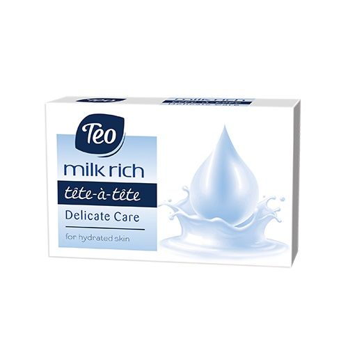Teo Milk Rich Delicate Care Moisturizing and Softening Soap with Glycerin 3.53 oz (100 g)