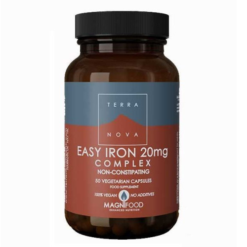 Terra Nova Iron Complex 20 mg 50 Capsules