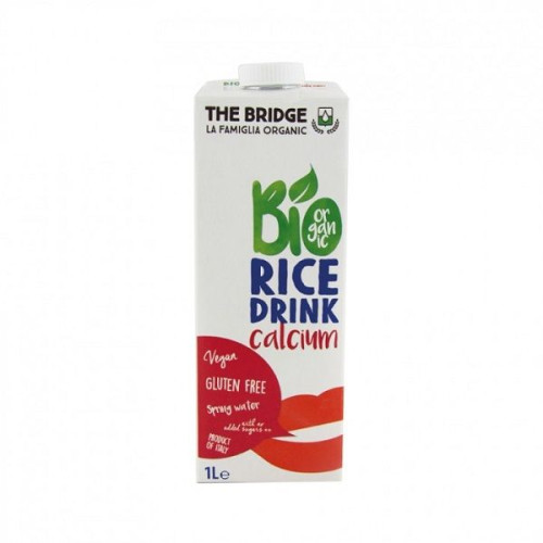 The Bridge Organic Rice Drink with Calcium Gluten-Free 33.81 fl oz (1000 ml)